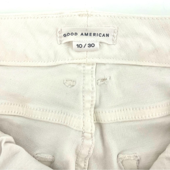 Good American Skinny Jeans White GAGL001 WHITE001 Size 10/30 - Picture 6 of 10